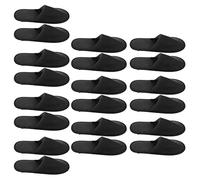 Beaupretty 20Pcs Light Grey Disposable Slippers Non-skid Closed Toe Spa Slippers Cotton Unisex House for Women Men Guests Hotel Party Salon