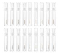 Beaupretty 20pcs Lip Balm Bottles Refillable Lipstick Container Plastic Convenient to Carry Portable for DIY Lip Gloss and Travel