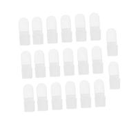 Beaupretty 20Pcs Manicure Nail Polish Varnish Protector Covers for Finger Tips Anti-scratch Nail Art Shield Use Holder for DIY and Salon Use Prevents Polish Smudges Clothes and Hair
