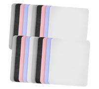 Beaupretty 20pcs Microfiber Suede Eyeglass Cleaning Cloths Multi-Color for Lenses Screens Electronics with Strong Water Absorption and Quick Drying Reusable Wipes