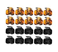 Beaupretty 20pcs Mini Acrylic Hair Claw Clips for Women and Small Non-slip Hair Accessories Lightweight Headdress for Casual and Formal Styling