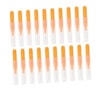 Beaupretty 20pcs Mini Makeup Brushes Multi Use Eyebrow and Interdental Brush for Cosmetics Lightweight Portable Makeup Tools for Home Office and Travel