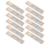 Beaupretty 20Pcs Miniature Hollow Wood Doors for Dollhouse, Chinese Style Retro Mini Screen Decor Accessories, Mini House Living Room Prop