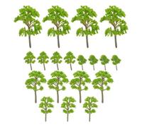 Beaupretty 20pcs Miniature Trees for Crafts Decorative Mini Tree Models for Sand Table Landscapes DIY Projects and Micro Scenery Decor for Creative Learning and Spaces
