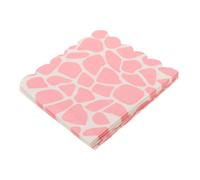 Beaupretty 20PCS Pink Leopard Print Embossed Napkins Disposable Animal Party Towels for Bridal Shower Festival with Durable Texture and Convenient Clean Up