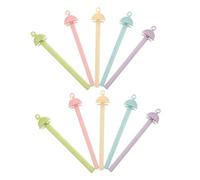Beaupretty 20pcs Plastic Bird Perch in Vibrant Macaron Colors Parrot Standing Sticks for Small Bird Cages Suitable for Budgies Cockatiels Finches Canary and Lovebirds