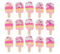 Beaupretty 20pcs Polymer Clay Ice Cream Charms for Crafting Collection and Barrette Making, Lightweight with Realistic Design, for DIY Creativity Boost in Hair Accessory Supplies