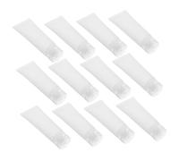 Beaupretty 20pcs Refillable Mini Cream Tubes Travel Containers for Lotion Shampoo Hand Soap Portable Empty Cosmetic Bottles with PE Material Space-Saving Reusable Dispensers for Travel