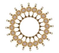 Beaupretty 20pcs Religious Party Ornaments Set Church Party Supplies Holy-light Decorations for Christmas Communion Cake Toppers Non-edible Church Decor