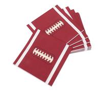 Beaupretty 20pcs Rugby Napkins Football Decorative Napkins for Party Supplies Table Centerpiece Hand Tissue Bulk