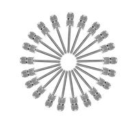 Beaupretty 20pcs Sand Ring Bearing Nail Drill Bits Rod for Manicure Nail Drill Sanding Band