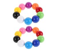 Beaupretty 20pcs Small Colored Balls for Math Learning and Probability Teaching Plastic Replacement Balls for Counting Games Fine Motor Skill Development and Group Play