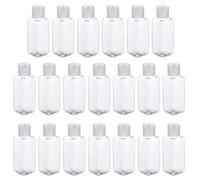 Beaupretty 20pcs Travel Bottle Containers Empty Refillable Plastic Bottles Alcohol Makeup Toiletry Leakproof Spray for Essential Oil Perfume