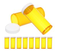Beaupretty 20pcs Travel Pill Organizer Portable Medication Container for Vitamins Supplements Small Accessories for Travel Home Office Storage