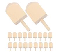 Beaupretty 20Pcs Wooden Dreidels for Hanukkah Crafting Unfinished Spinning Tops Natural Material for Holiday Fun and Cultural Celebration