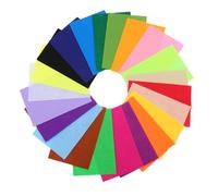 Beaupretty 22pcs Felt Sheets DIY Sewing Fabric for Crafts Soft Non Woven Fabric Squares for Quilting Home Decor School Projects Fine Motor Skill Development