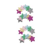 Beaupretty 24 pcs Christmas Nail Files Star Shape Disposable Nail Buffer Sponge Blocks for Shaping Smoothing Manicure Tools Festive Care Gift