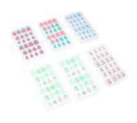 Beaupretty 24pcs Cartoon False Nail Covers Wearable DIY Manicure Tips 6 Boxes 144pcs Fashionable Press-on Nails for Assorted style