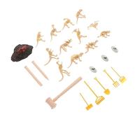 Beaupretty 24Pcs Dinosaur Skeleton Model Educational DIY Archaeological for Realistic Bone Building Kit to Inspire Creativity and Practical Skills