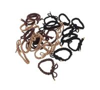 Beaupretty 24pcs Elastic Hair Ties for No Damage Ponytail Holders Bow Tie Hair Bracelets for Women Casual Use