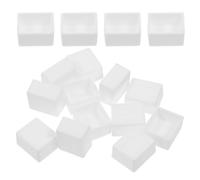 Beaupretty 24pcs Empty Watercolor Half Pans Paint Storage Box DIY Paint Half Pan Set Plastic Palette Container for Artists and Travel