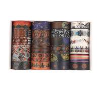 Beaupretty 24pcs Halloween Themed Washi Tape for Decorating Daily Planning Books and Scrapbooking, Lightweight Washi Paper Tape for Halloween Wrapping and Festival Crafts