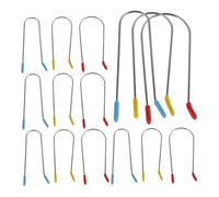 Beaupretty 24pcs Hot Curler Clips Electric Hair Curling Roller Jaw Clamps Hot Curler Securing Clip for Hair Rollers Volumizing