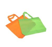 Beaupretty 24pcs Non Woven Fabric Gift Tote Bags Reusable Party Shopping Handbags for Halloween Trick Treat Festival Presents Portable Mixed Color