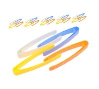 Beaupretty 24pcs Plastic Tweezers for Fine Motor Skill Sensory Tools for Outdoor Adventures Crafting Beads Sorting and Learning Activities Compact and Portable Design