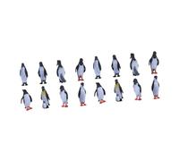 Beaupretty 24Pcs Realistic Resin Penguin Figurine Ocean Animal Model Educational for Teaching Aid Simulation Animal Decor