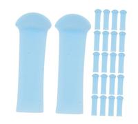 Beaupretty 24pcs Soft Silicone Ear Spoon Replacement Tips for Gentle Earwax Removal Compatible Visual Ear Cleaner Accessories Sleeves