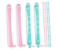 Beaupretty 24pcs Stylish Curlers Hair Perm Rod Set Adjustable Perm Rod s for Women Soft Curling Rollers Hair Kit