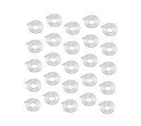 Beaupretty 25 Pcs Silver Plated Copper Snake Chain Necklaces for Men and Women DIY Pendant Chains with Buckle Hook End Fashion Jewelry for Banquets and Celebrations