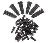 Beaupretty 250pcs Black Plastic Injector Sealing Caps Needle Tip Caps Reusable Covers for Industrial Work and Craft Work, Compatible with Syringe and Injector Tips