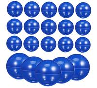 Beaupretty 25pcs Plastic Lottery Balls Diameter Blue Hollow Raffle Balls for Party Games Event Drawings Lightweight Pong Style