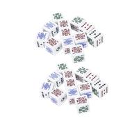 Beaupretty 25pcs Poker Dice Set Dice for Tabletop Games and Card Playing Balanced Weight for Fair Comfortable Grip for Family Parties and Game