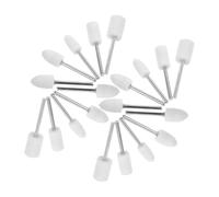 Beaupretty 25pcs Wool Felt Polishing Bits for Rotary Tools Lightweight Buffing Grinding Heads Multi-shape Watch Jewelry Manicure Polish Wheels Easy to Use and Store