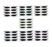 Beaupretty 28 Pairs Eyeliner Decals with Chic Fake Eyelash Strips Eye Line Stickers for Precise Makeup Durable and Non Deforming for Unique Eye Decoration