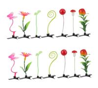 Beaupretty 28pcs Simulation Plant Hairpins Set Colorful Flower and Butterfly Hair Clips for Girls Creative Party Headdress Accessories for Boys and Girls and Toddlers