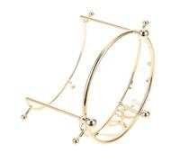 Beaupretty 2layer Bridal Tiara Display Stand Crown Holder Jewelry Crown Rack Metal Tiara Headband Holder Tabletop Organizer for Hair Accessories