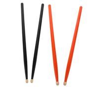 Beaupretty 2pair Maple Birch Drumsticks Wood Tip Drum Sticks for Adults Beginners Balanced Weight Sound Vibrant Colors for Snare Bass Electronic Drums Rock Band