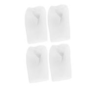 Beaupretty 2pairs Invisible Silicone Heel Lift Inserts for Height Increase Non- Heel Cushion Pads Reusable Gel Insoles for Comfort Shoes