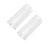 Beaupretty 2Pc Medium Bottleneck Glass Guitar Slide for Acoustic and Electric Guitars Heat Treated Annealed Glass Slides Enhances Harmonics for Professional Players and Enthusiasts