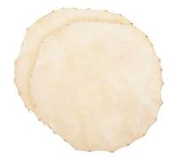 Beaupretty 2pcs 30cm Goatskin African Drum Heads Drum Replacement Covers Leather Percussion Accessories