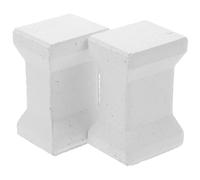 Beaupretty 2pcs 9cm Silicon Carbide Kiln Posts Pillar Support Feet for Kiln Shed Board Accessory High Temperature Resistant Pottery Firing Tool Reusable