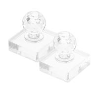 Beaupretty 2pcs Acrylic Paint Muller Flat Bottom Grinding Rod Tool for Artists Efficiently Grinding Mineral Pigments for Smooth Watercolor Oil Paint Blending Transparent Pestle
