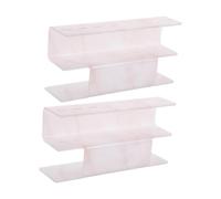 Beaupretty 2pcs Acrylic Tweezers Display Rack Porous Tweezer Organizer for Eyelash Extensions Makeup Tools Holder Beauty Tool Storage Stand