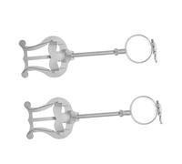 Beaupretty 2pcs Adjustable Clarinet Music Clip Portable Heavy Duty Music Holder for Marching Band for Securely Supporting Various Sheets