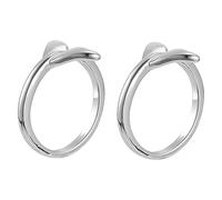 Beaupretty 2Pcs Adjustable Mermaid Rings for Women Cute Fish Open Design Fashion Jewelry for Parties and Daily Wear Unique Idea