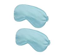 Beaupretty 2pcs Adjustable Silk Sleep Mask Full Blackout Eye Mask for Comfortable Sleep